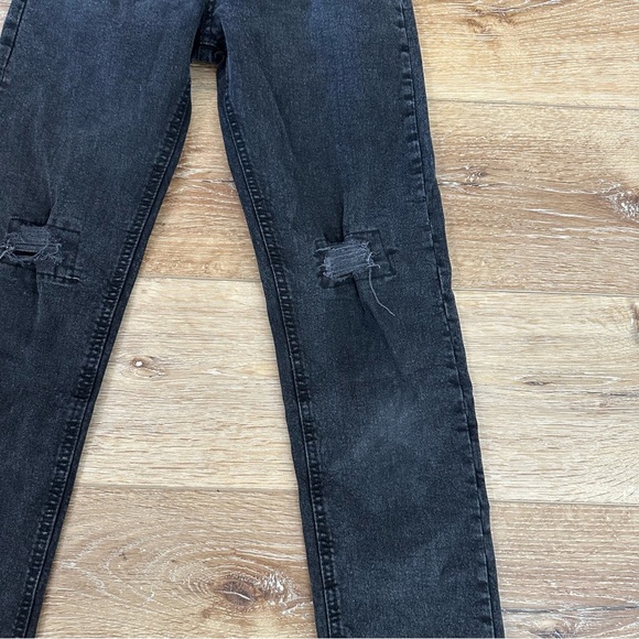 Hudson Kids Dark Wash Distressed High Rise Straight Leg Denim Jeans Sz 12 GUC - Picture 3 of 11